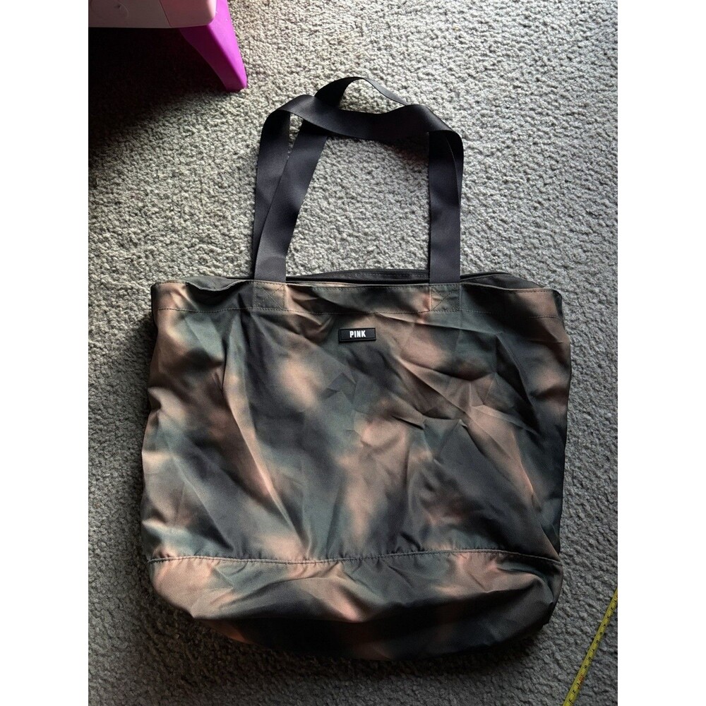 VICTORIA'S SECRET PINK Logo Weekender Tote Bag Tie Dye Zip bag $49.95